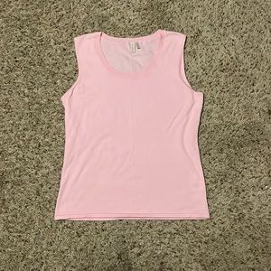 Medium, tank top, pale pink, layerable